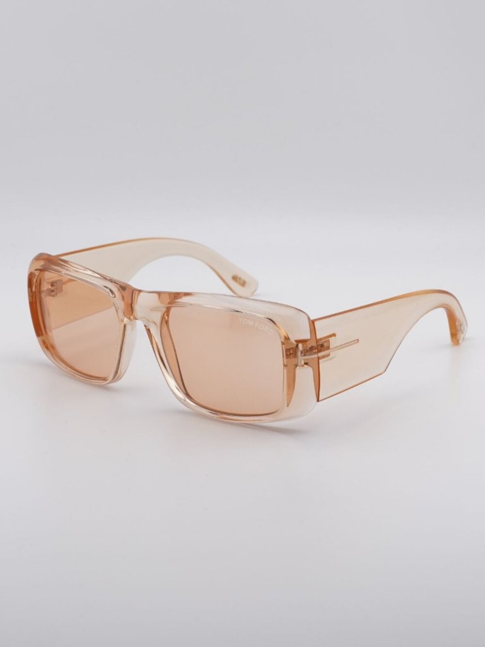 Tom Ford Aristotle FT0731 45E Sunglasses Orange Square Frame, Orange Lenses